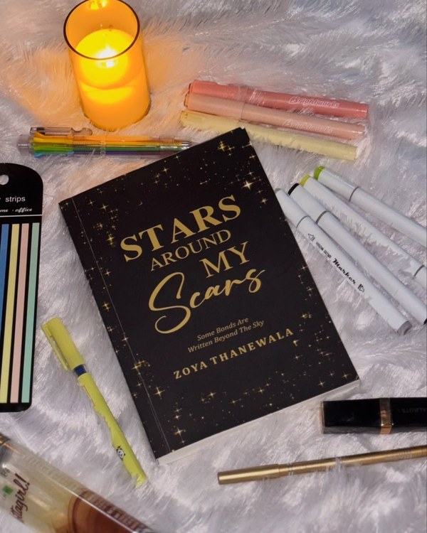 Stars Around My Scars aesthetic book photo